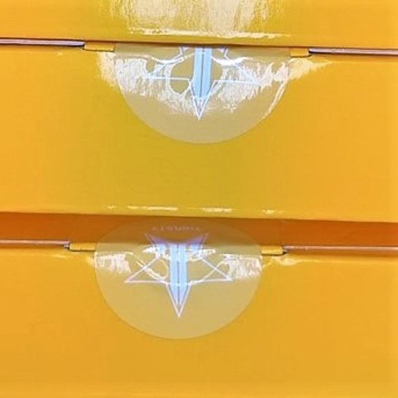 JEFFREE STAR COSMETICS THIRSTY ORANGE POPSICLE CREAMSICLE HAND MIRROR MAKEUP NEW - Picture 3 of 5